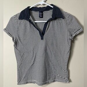 Gap Short Sleeve Women's Striped Polo